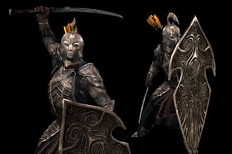 create skyrim armor, weapons, character and mods