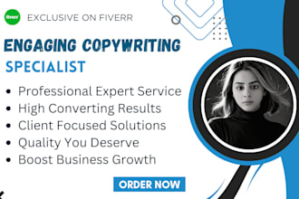 provide ad copywriting and email copywriting tailored for your target market