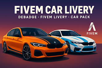 fivem car livery debadge sport car pack wraps gta 5 gta v zmodeler zmodeler ems