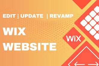 revamp wix website redesign wix website design wix website edit wix website