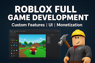 develop a full roblox simulator roleplay horror or seasonal game with features