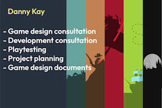 offer game design consultation, including playtesting