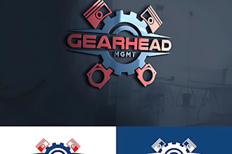 do excellent automotive, vehicle, racing, car, gear logo and any graphic design