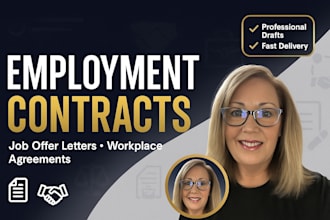 draft employment contract, job offer letter, workplace agreement