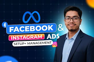 set up and manage facebook ads, meta ads and instagram ad campaign