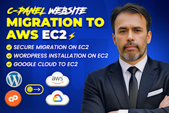 migrate wordpress website from cpanel, plesk, ftp to AWS ec2 or lightsail