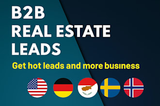 do verified b2b lead generation for real estate and business growth