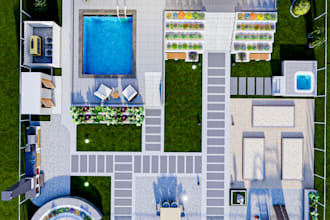 design and render your landscape design