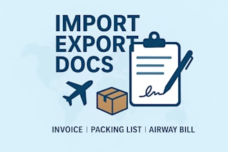 prepare your import and export documents