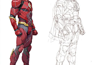 do cartoon characters and superhero for you