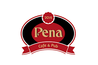 design creative modern cafe pub logo