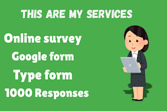 professionally conduct online surveys, market research and customer feedbacks