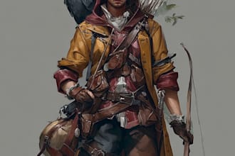 dnd character art and dnd character art