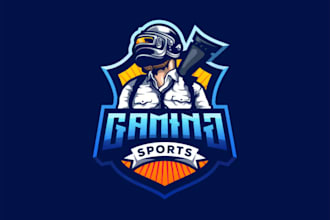 design a custom pubg gaming logo for your team