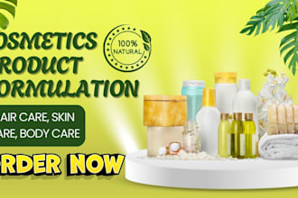create cosmetic formulations, skincare, chemist formulas, organic formulations