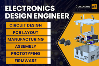 design your electronic circuit and pcb layout