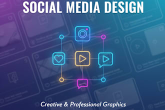 professional social media design  posts, ads, banners, thambnail