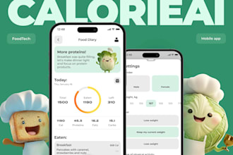 develop ai calorie tracking app diet and nutrition app fitness app meal plan app
