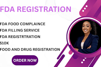 provide fda compliance registration and nutrition labeling
