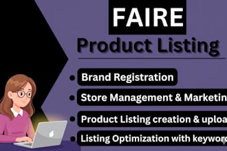 list and optimize your faire wholesale products
