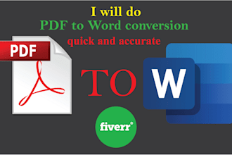 do PDF to word conversion quick and accurate