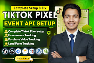 fix tiktok pixel or setup tiktok event api using GTM for tik tok ad optimization