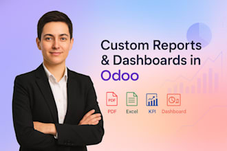 create custom reports and dashboards in odoo