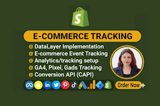 do shopify ga4 setup service under budget