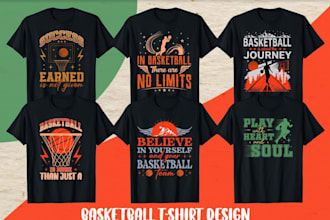 do typography merch tshirt logo and graphic t shirt design
