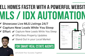 build an automated real estate website with idx mls