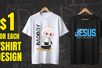do custom typography tshirt, graphic t shirt design