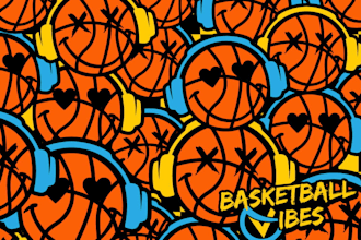 design a minimalist or mascot basketball logo