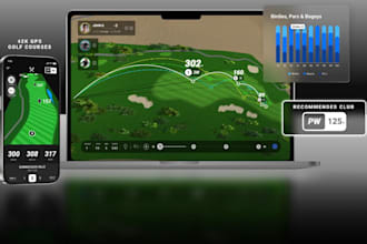 fantasy golf gps app,golf course mapping,tennis booking,football website, paddle