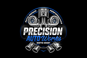design modern automotive, auto repair, car wash and auto dealership logo