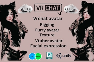 vrchat avatar, furry avatar ,nsfw anime, vtuber avatar