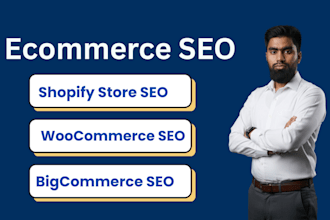 do ecommerce SEO for shopify, woocommerce and bigcommerce