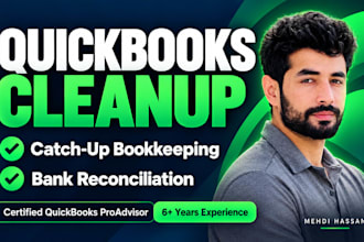 do quickbooks cleanup and catch up bookkeeping