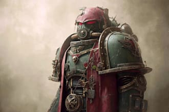 create warhammer 40k figures with old school