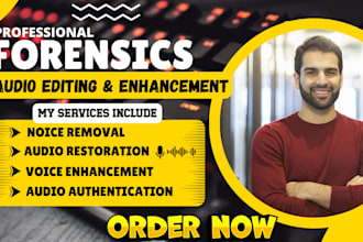 do forensic audio editing, audio cleanup, noise reduction, digital forensics