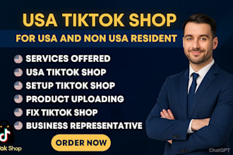 create usa tiktok shop fix tiktok shop set up tiktok shop for non resident