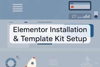 install elementor plugins and template kit