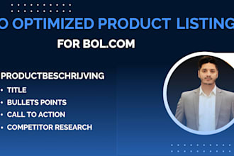 write high converting SEO optimized product descriptions for bol com
