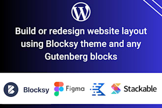 build redesign outdated layouts into modern websites using blocksy and gutenberg