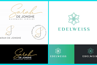 create glamour logo for watch, perfume, cosmetic, fashion, clothing and jewelry