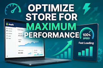 speed up shopify store, fix slow website and optimize performance speed expert