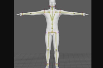 deliver fully rigged second life avatar models with custom head and body design