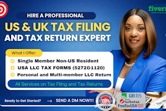 be UK accountant and file UK tax return, company accounts, ct600, and vat