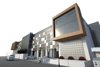 do 3d architectural rendering for commercial projects