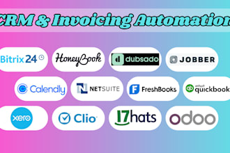 honeybook dubsado 17hats clio netsuite freshbook quickbooks odoo xero automation