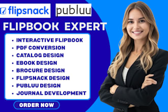 create professional brochure, catalog, magazine, and flipbook designs